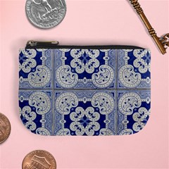 Ceramic-portugal-tiles-wall Mini Coin Purse by Amaryn4rt