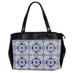 Ceramic-portugal-tiles-wall Oversize Office Handbag (2 Sides) by Amaryn4rt