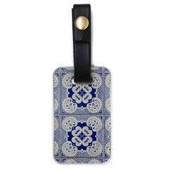 Ceramic-portugal-tiles-wall Luggage Tag (one Side) by Amaryn4rt