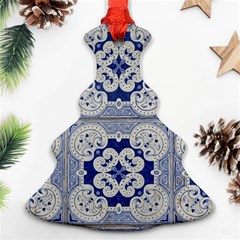 Ceramic-portugal-tiles-wall Christmas Tree Ornament (two Sides)