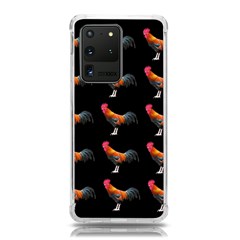 Background-pattern-chicken-fowl Samsung Galaxy S20 Ultra 6 9 Inch Tpu Uv Case by Amaryn4rt