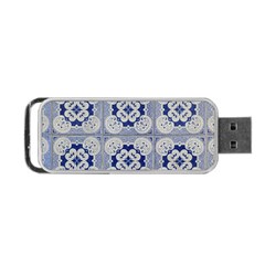 Ceramic-portugal-tiles-wall Portable Usb Flash (two Sides) by Amaryn4rt