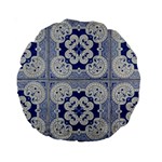 Ceramic-portugal-tiles-wall Standard 15  Premium Round Cushions Front