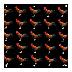 Background-pattern-chicken-fowl Banner And Sign 3  X 3  by Amaryn4rt