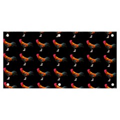 Background-pattern-chicken-fowl Banner And Sign 6  X 3  by Amaryn4rt