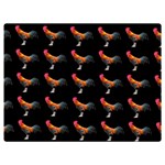 Background-pattern-chicken-fowl Two Sides Premium Plush Fleece Blanket (Extra Small) 40 x30  Blanket Back