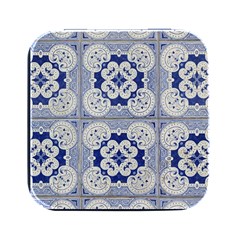 Ceramic-portugal-tiles-wall Square Metal Box (black)