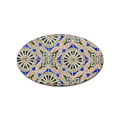 Ceramic-portugal-tiles-wall- Sticker Oval (10 Pack) by Amaryn4rt