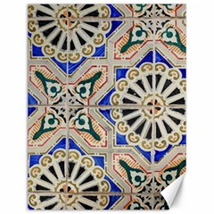 Ceramic-portugal-tiles-wall- Canvas 12  X 16  by Amaryn4rt