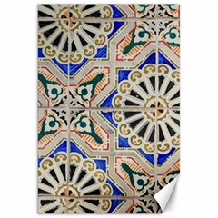 Ceramic-portugal-tiles-wall- Canvas 20  X 30  by Amaryn4rt