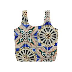 Ceramic-portugal-tiles-wall- Full Print Recycle Bag (s) by Amaryn4rt