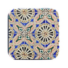 Ceramic-portugal-tiles-wall- Square Metal Box (black)