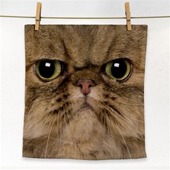 Cute Persian Catface In Closeup Face Towel by Amaryn4rt