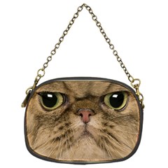 Cute Persian Catface In Closeup Chain Purse (two Sides) by Amaryn4rt