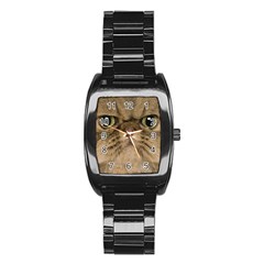 Cute Persian Catface In Closeup Stainless Steel Barrel Watch by Amaryn4rt