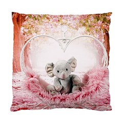 Elephant-heart-plush-vertical-toy Standard Cushion Case (One Side)