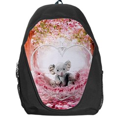 Elephant-heart-plush-vertical-toy Backpack Bag