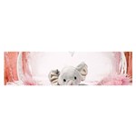 Elephant-heart-plush-vertical-toy Oblong Satin Scarf (16  x 60 ) Front