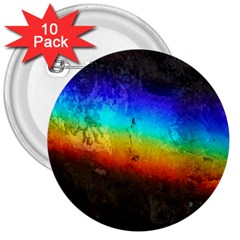 Rainbow-color-prism-colors 3  Buttons (10 Pack)  by Amaryn4rt