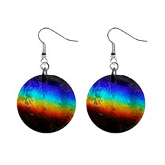 Rainbow-color-prism-colors Mini Button Earrings by Amaryn4rt