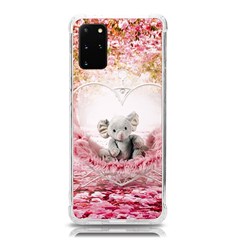 Elephant-heart-plush-vertical-toy Samsung Galaxy S20Plus 6.7 Inch TPU UV Case