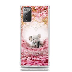 Elephant-heart-plush-vertical-toy Samsung Galaxy Note 20 TPU UV Case