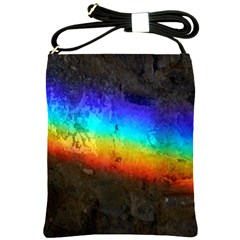 Rainbow-color-prism-colors Shoulder Sling Bag by Amaryn4rt