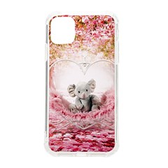 Elephant-heart-plush-vertical-toy Iphone 11 Tpu Uv Print Case by Amaryn4rt