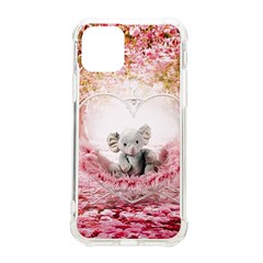 Elephant-heart-plush-vertical-toy iPhone 11 Pro 5.8 Inch TPU UV Print Case