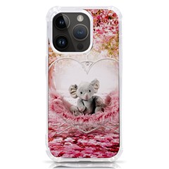 Elephant-heart-plush-vertical-toy Iphone 14 Pro Tpu Uv Print Case by Amaryn4rt