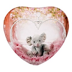 Elephant-heart-plush-vertical-toy Heart Glass Fridge Magnet (4 Pack) by Amaryn4rt