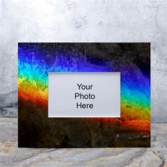 Rainbow-color-prism-colors White Tabletop Photo Frame 4 x6  by Amaryn4rt