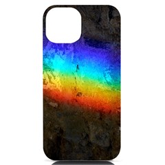 Rainbow-color-prism-colors Iphone 14 Black Uv Print Case by Amaryn4rt