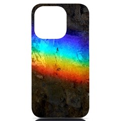 Rainbow-color-prism-colors Iphone 14 Pro Black Uv Print Case by Amaryn4rt