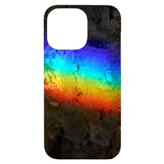 Rainbow-color-prism-colors Iphone 14 Pro Max Black Uv Print Case by Amaryn4rt