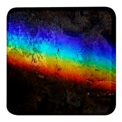 Rainbow-color-prism-colors Square Glass Fridge Magnet (4 Pack) by Amaryn4rt