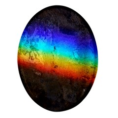 Rainbow-color-prism-colors Oval Glass Fridge Magnet (4 Pack) by Amaryn4rt