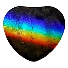 Rainbow-color-prism-colors Heart Glass Fridge Magnet (4 Pack) by Amaryn4rt