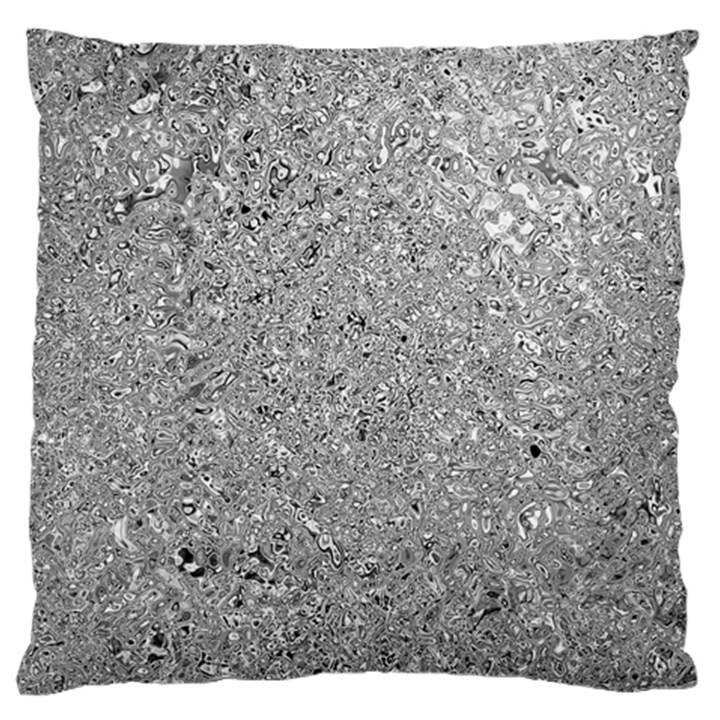 Abstract Flowing And Moving Liquid Metal Large Cushion Case (Two Sides)