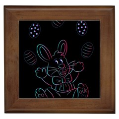 Easter-bunny-hare-rabbit-animal Framed Tile by Amaryn4rt