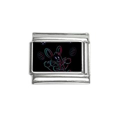 Easter-bunny-hare-rabbit-animal Italian Charm (9mm) by Amaryn4rt