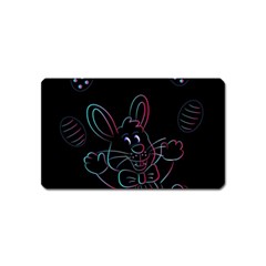 Easter-bunny-hare-rabbit-animal Magnet (name Card) by Amaryn4rt