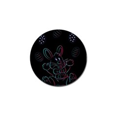 Easter-bunny-hare-rabbit-animal Golf Ball Marker (4 Pack) by Amaryn4rt