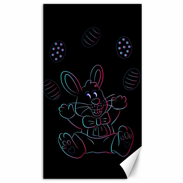 Easter-bunny-hare-rabbit-animal Canvas 40  x 72 