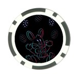 Easter-bunny-hare-rabbit-animal Poker Chip Card Guard Front