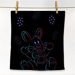 Easter-bunny-hare-rabbit-animal Face Towel by Amaryn4rt