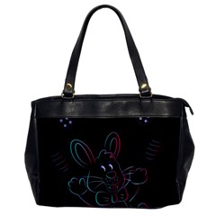 Easter-bunny-hare-rabbit-animal Oversize Office Handbag by Amaryn4rt