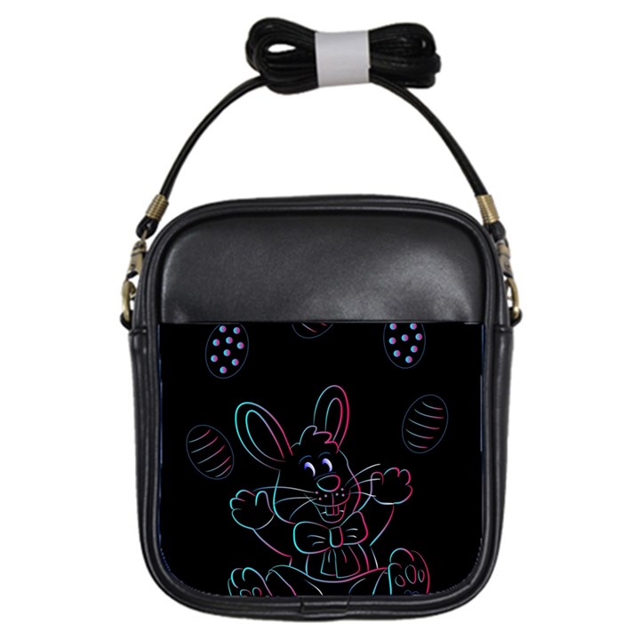 Easter-bunny-hare-rabbit-animal Girls Sling Bag