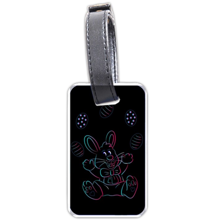 Easter-bunny-hare-rabbit-animal Luggage Tag (one side)