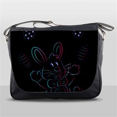 Easter-bunny-hare-rabbit-animal Messenger Bag by Amaryn4rt